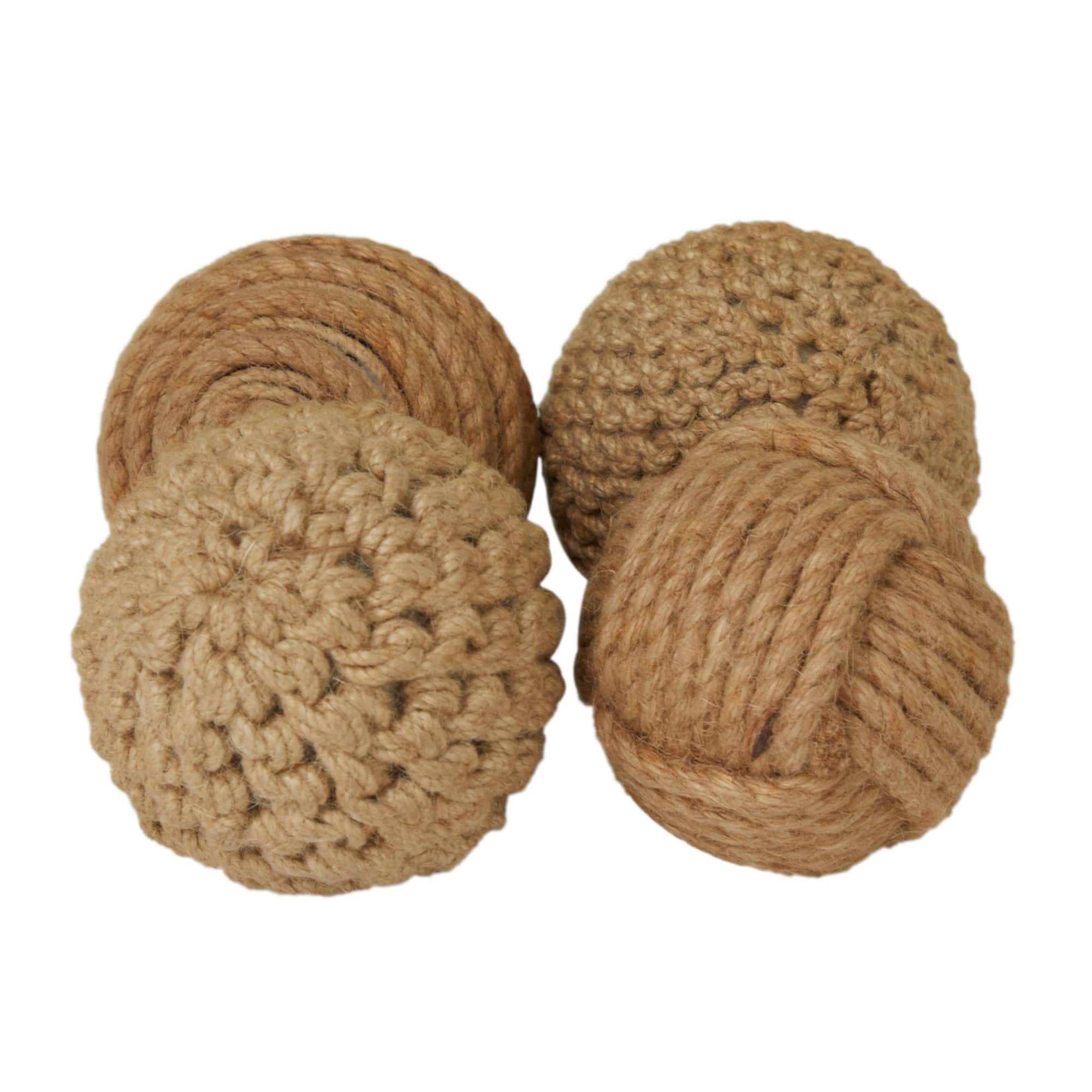Brown Coastal Abstract Orbs & Vase Filler,